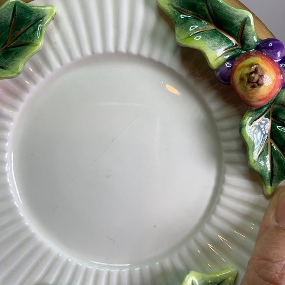 FITZ and FLOYD Christmas Santa Pillar Candle Holder 6" Tall - Picture 8 of 12